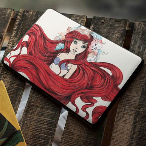 Disney The Little Mermaid Ariel Illustration Google Pixelbook Go Skin